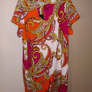 African print dress